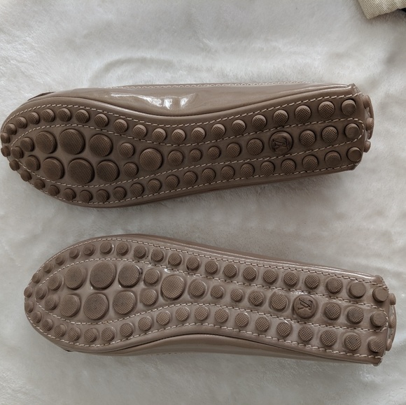LOUIS VUITTON Leather Oxford Ballerina Flats 36 - Picture 3 of 8